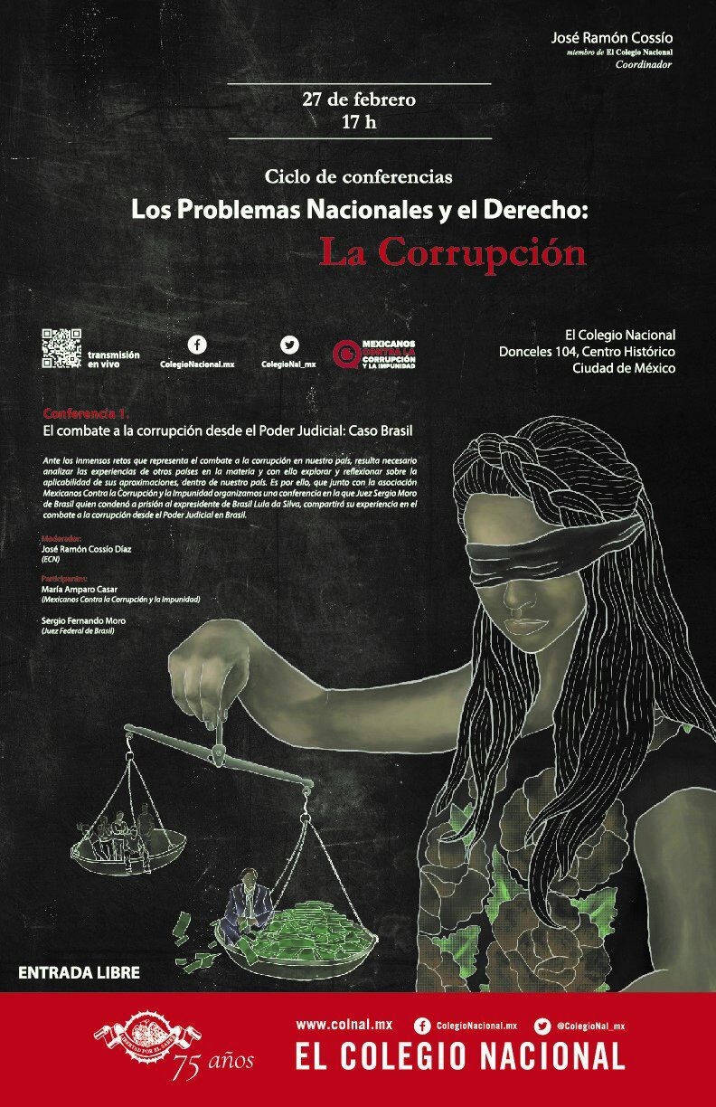 Ciclo de conferencias Los problemas nacionales y el Derecho: la corrupción