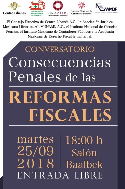 Conversatorio Consecuencias penales de las Reformas fiscales
