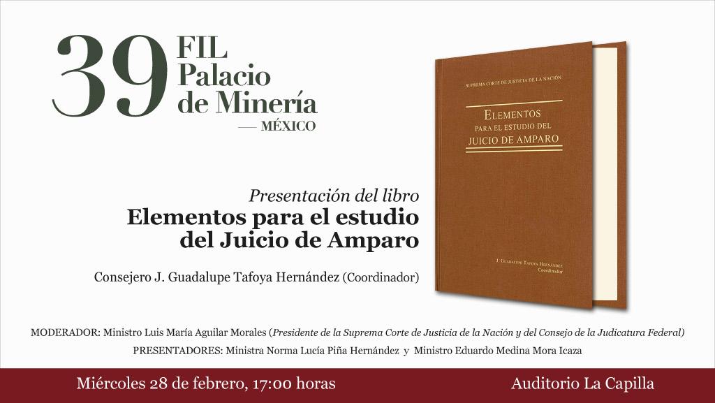 Presentación del libro Elementos para el estudio del Juicio de Amparo