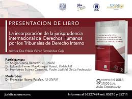 Presentación del libro La incorporación de la jurisprudencia internacional de Derechos Humanos por los Tribunales de Derecho Interno.