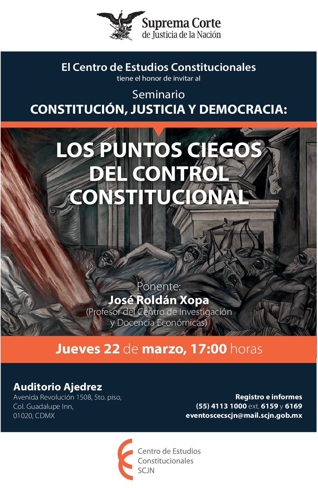 Seminario "Constitución, Justicia y Democracia": Los puntos ciegos del control constitucional